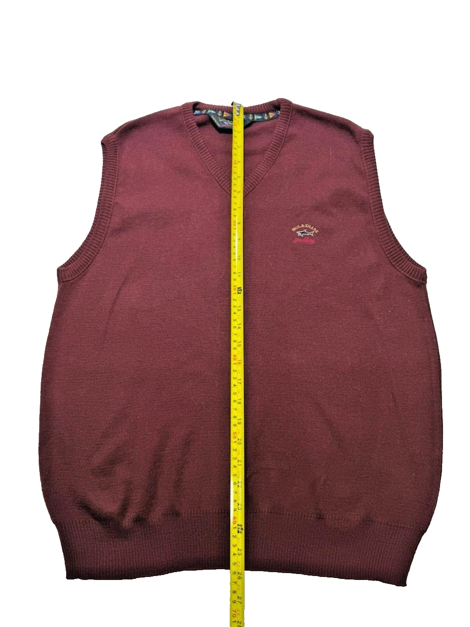 Paul & Shark Yatching Club Wool Sweater Maroon