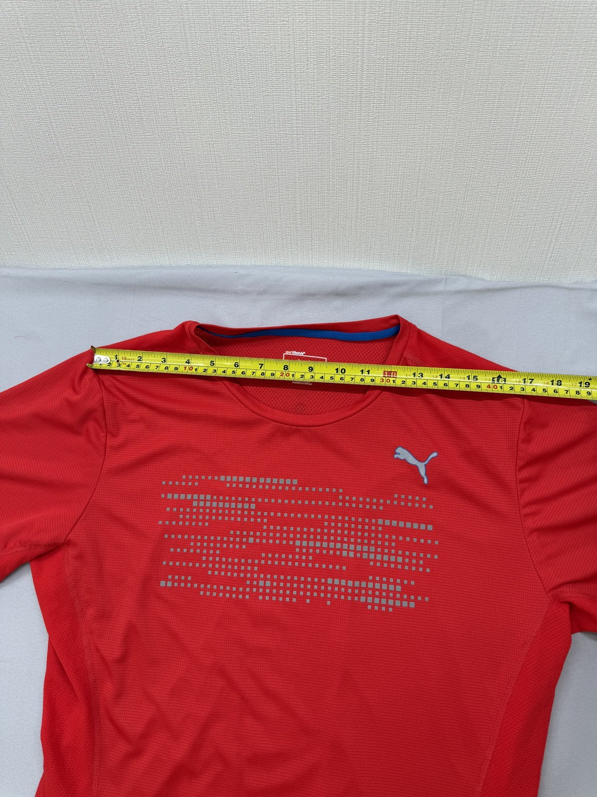 Puma Men's Red L Short Sleeve dryCELL Sportlifestyle T-Shirt