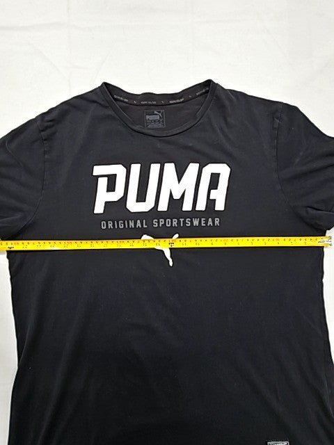 Puma Men's Black XLT Short Sleeve Dry Tee Crewneck OS Sportswear
