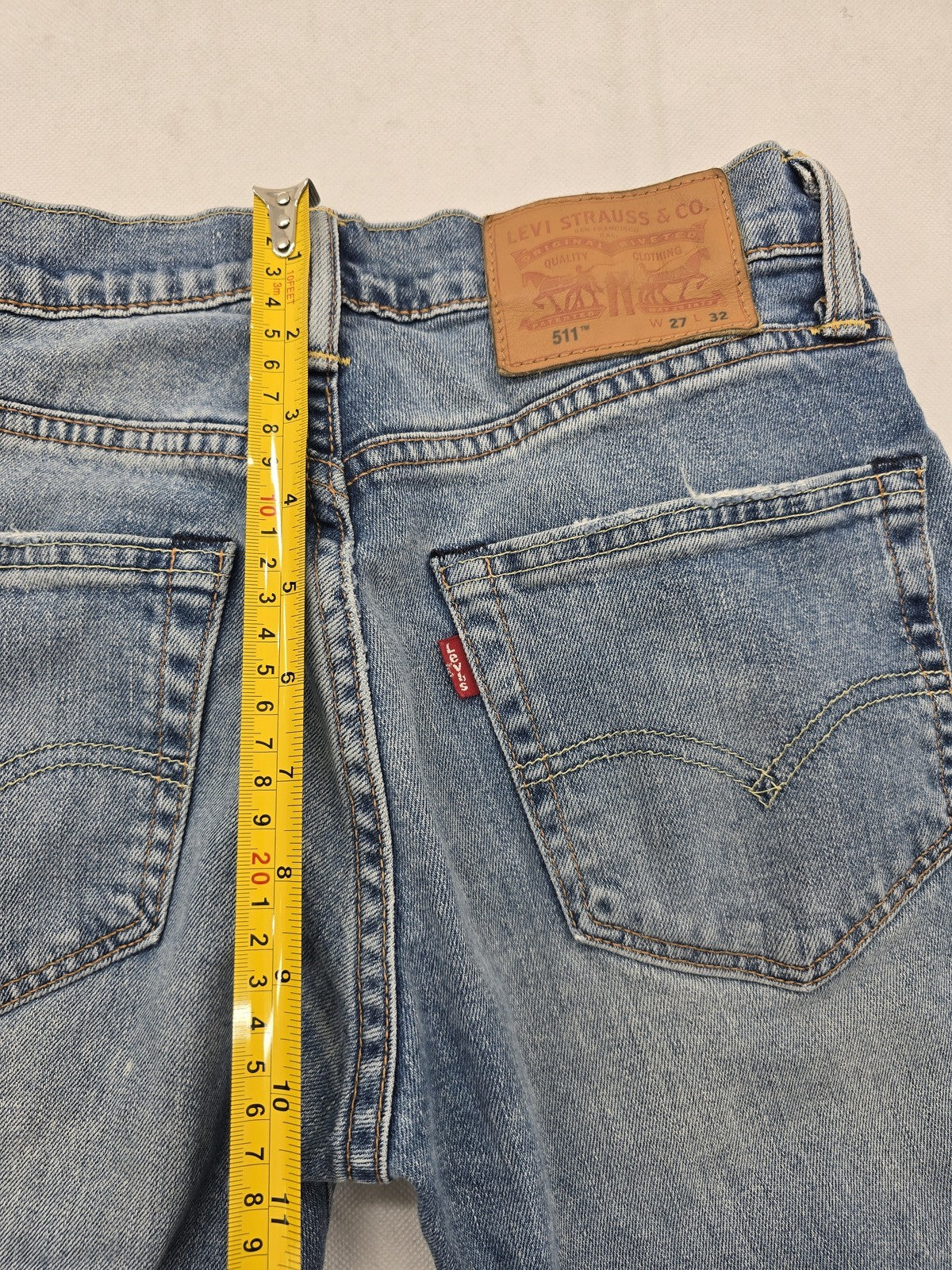 Levi's 511 Women's Slim Jeans W27 L32 Blue Denim 5-Pocket