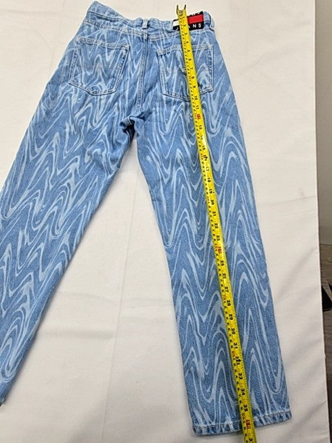 Tommy Jeans Men's Loose Blue Jeans Sz 25x30 Wavy Flag