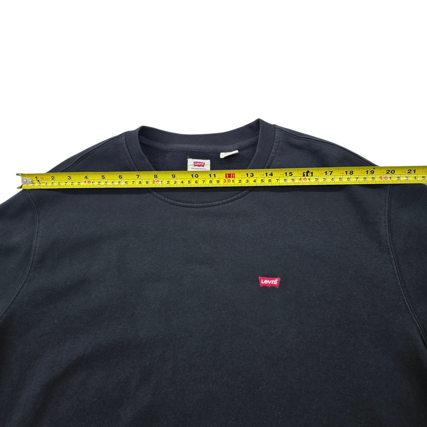 Levi's Men's Black Crewneck Sweatshirt XL