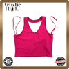 Sinsay Women's Pink Tank Top – Size L, Sleeveless, V-Neck
