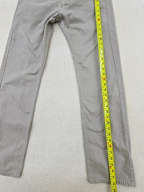 Levi's Men's Grey 505 Straight Leg Jeans Size L 32x34 Zip Fly
