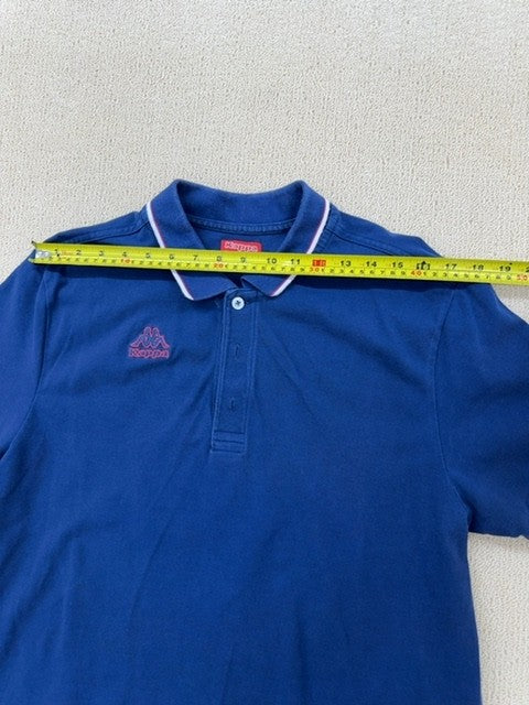 Kappa Men's Blue Polo Shirt XXL Short Sleeve Cotton