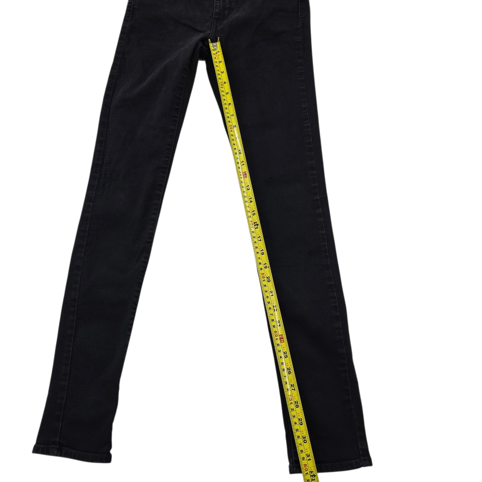 Levi's Women Black Jeans size W29 L34 product image 7
