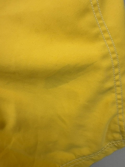 Nautica Men's Yellow Colorblock Board Shorts 32W Drawstring