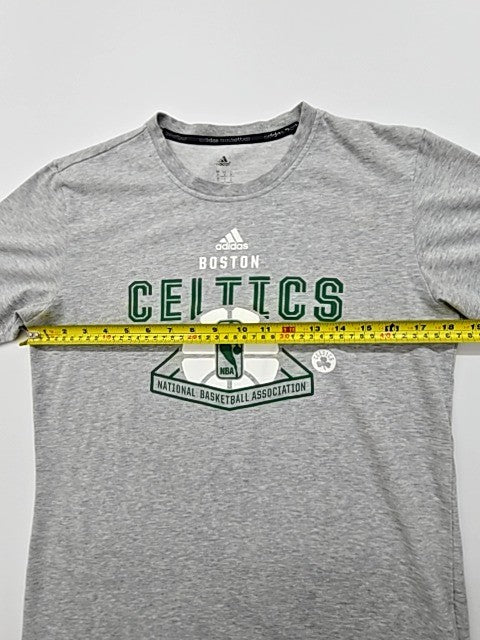 Adidas Unisex Boston Celtics Gray Basketball T-Shirt Women's S