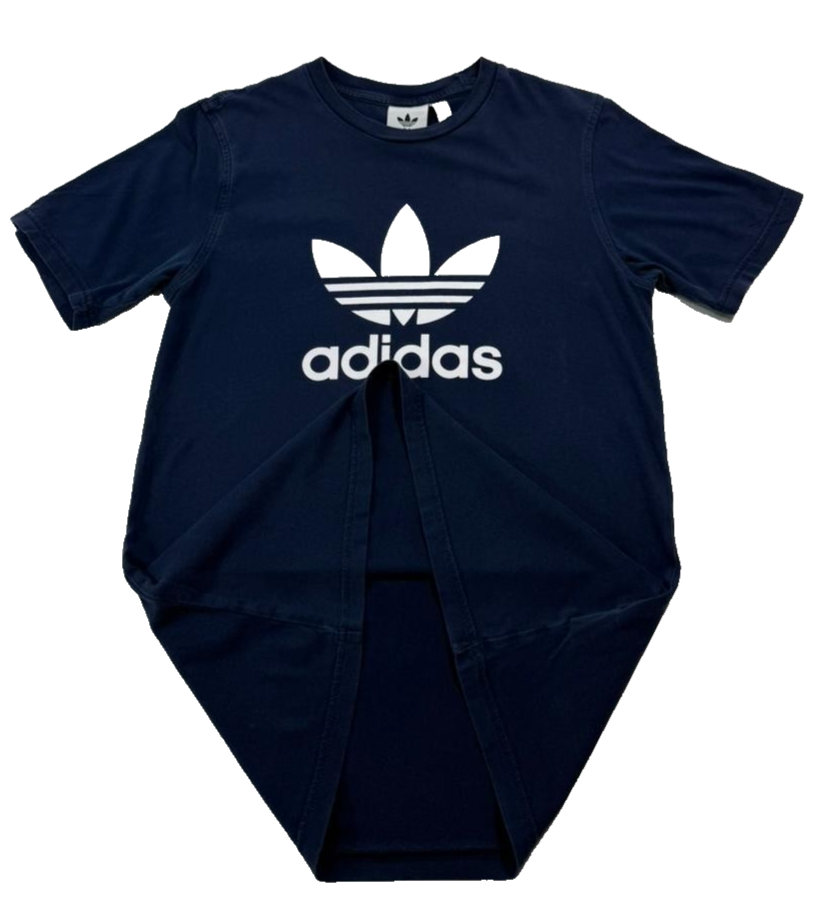 Adidas Originals Navy Blue Trefoil Logo T-Shirt Unisex Size XS