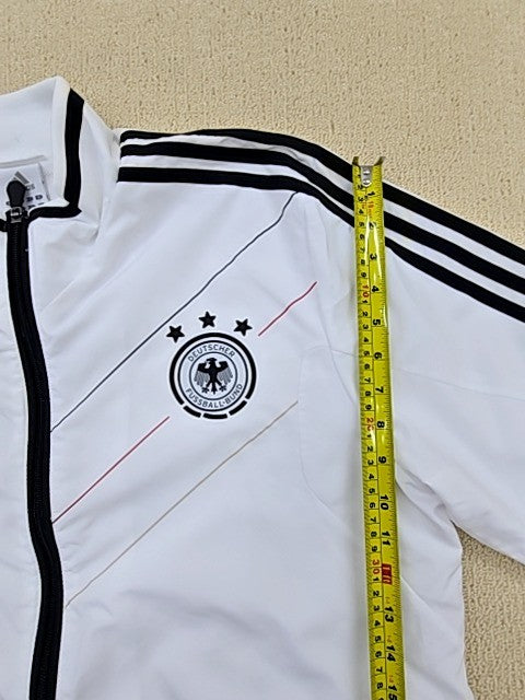 Adidas Men's White Germany Team Track Jacket XL Vintage