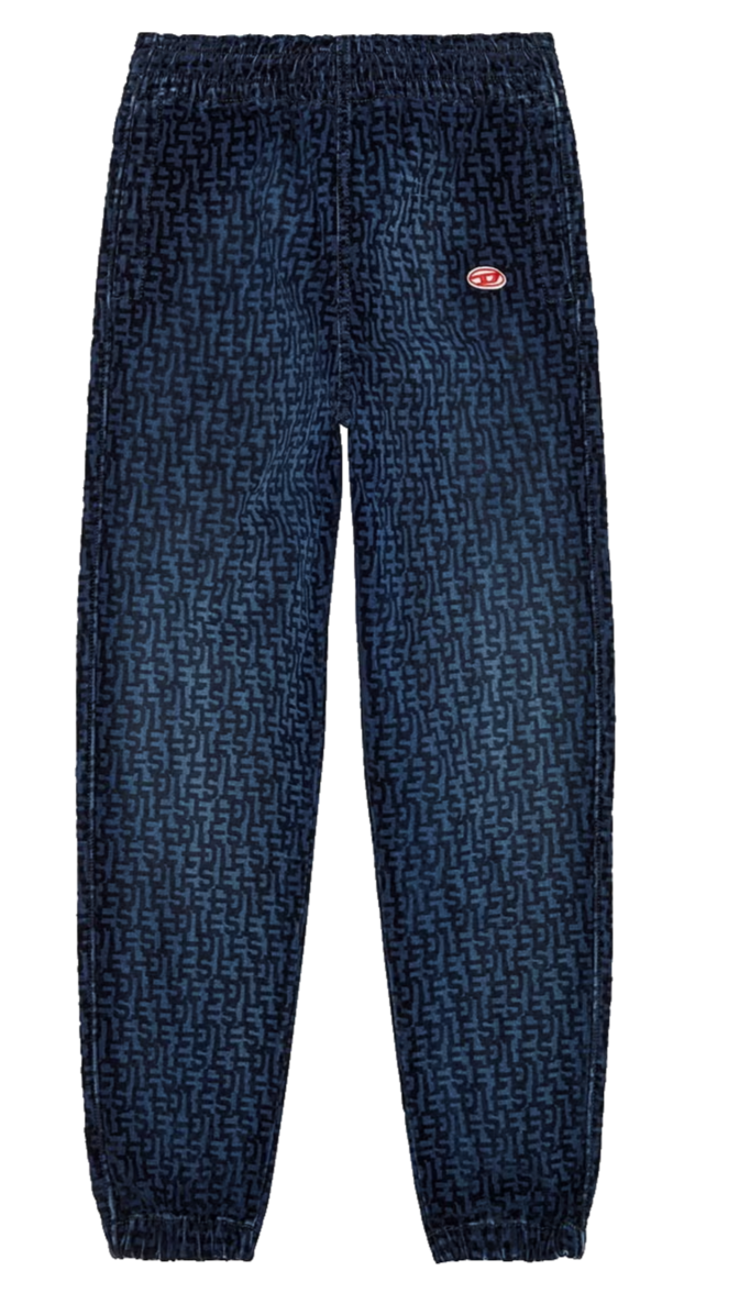 Diesel D-Lab Tapered Fit Regular Waist Coated Joggjeans | L | Unisex