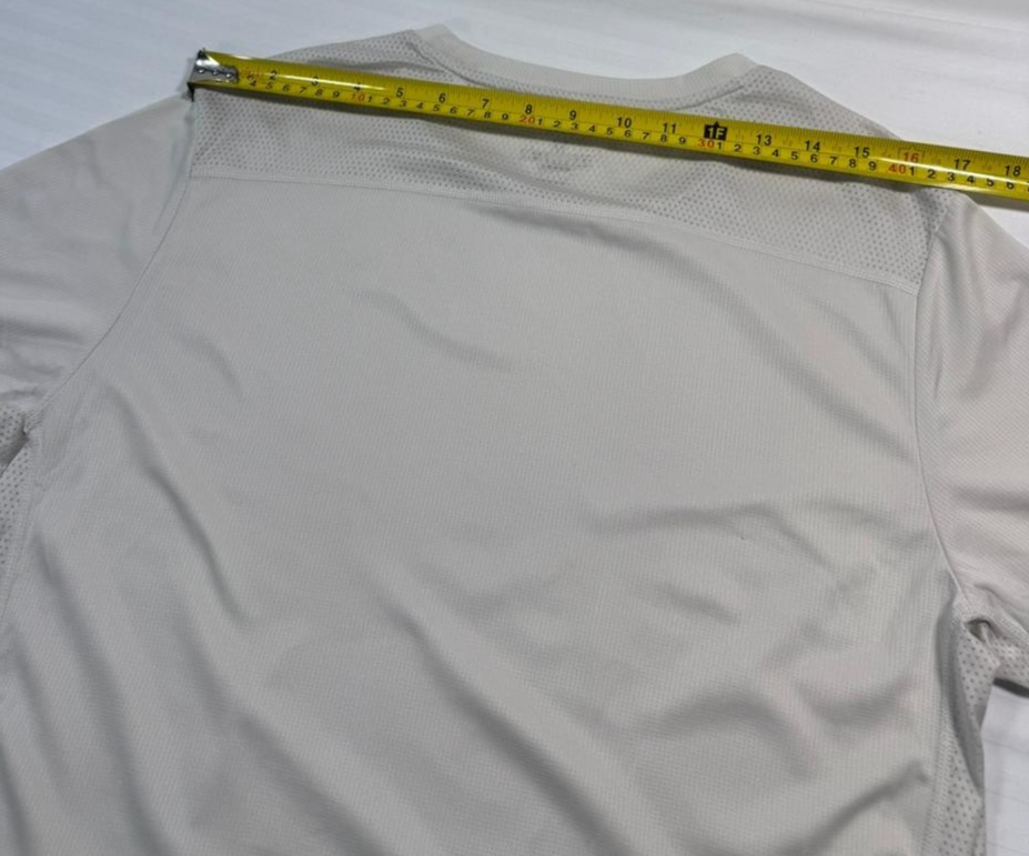 Adidas Men's Light Grey Running Climacool Performance T-Shirt 3-Stripe M