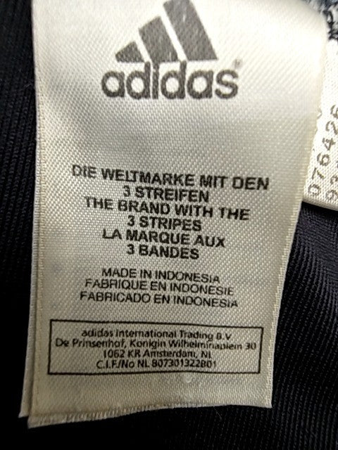 Adidas Men's Black 3 Stripes Long Sleeve Crewneck T-Shirt Size L