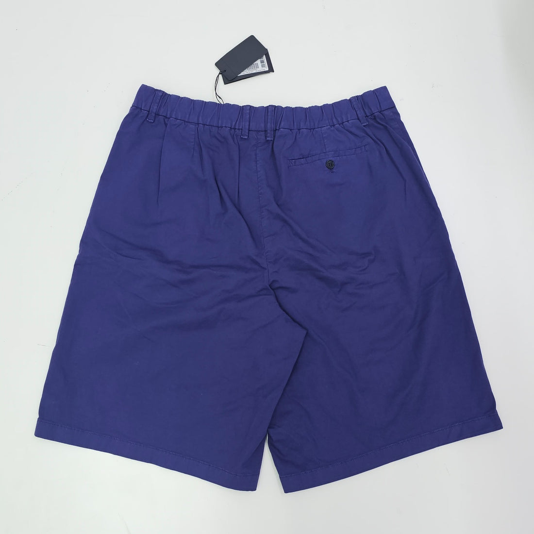 Giorgio Armani One Pleated Shorts Blue Size 52 Bnwt