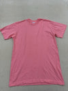 Unverified Brand Unisex Pink T-Shirt – Size L, Short Sleeve, Crew Neck