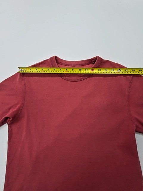 Uniqlo Men Burgundy Classic Cotton Crew Neck T-Shirt Size L MPN 341-041600