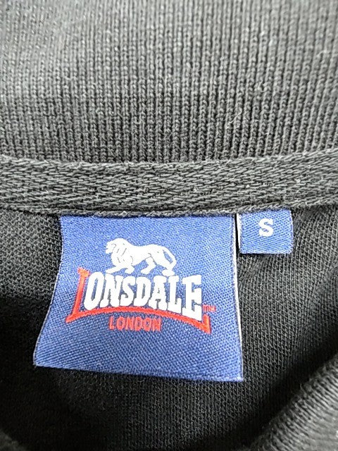 London Boys Black Logo Polo Shirt Size S Wash Inside Out