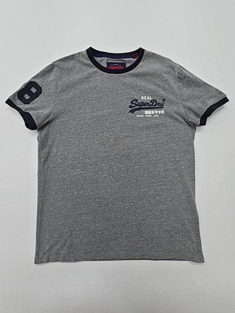 Superdry Men Gray T-Shirt size L product image 1