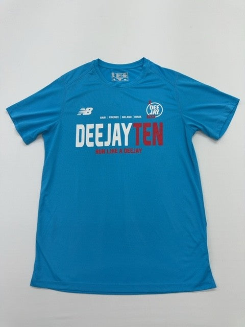 New Balance Men's Blue T-Shirt – Size M, Running Brand Department Type