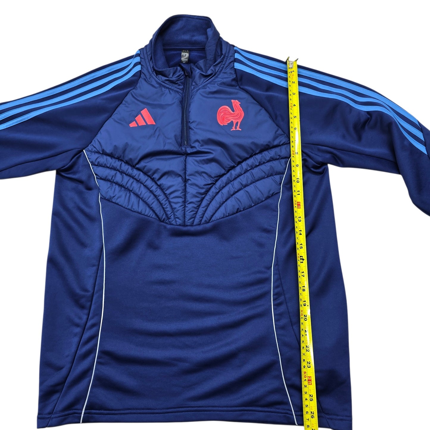 Adidas Men's Navy Blue France Rugby Jacket Size L