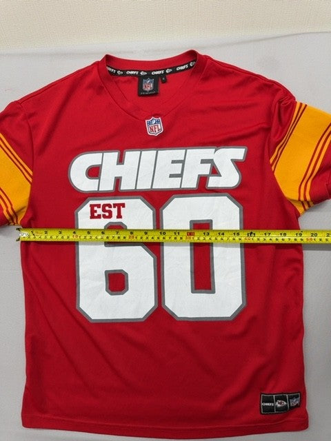 Primark Chiefs NFL Red Mesh T-Shirt XS Short Sleeve Regular