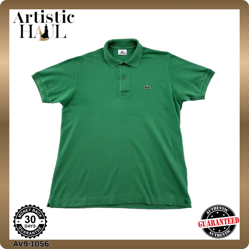 Lacoste Men Green Polo Shirt size 3 product image 1