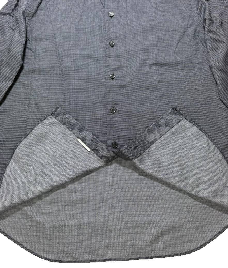 Armani Premium Business Long Sleeve Shirt In Black | Size XL | Men