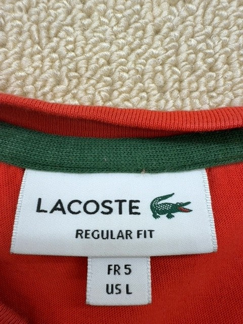 Lacoste Men Red T-Shirt size L product image 4