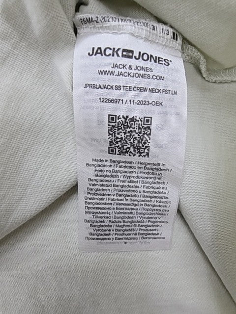 Jack & Jones Men Beige T-Shirt size L product image 5