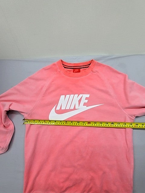 Nike Pink Fleece Crew Neck Sweatshirt Size S Unisex
