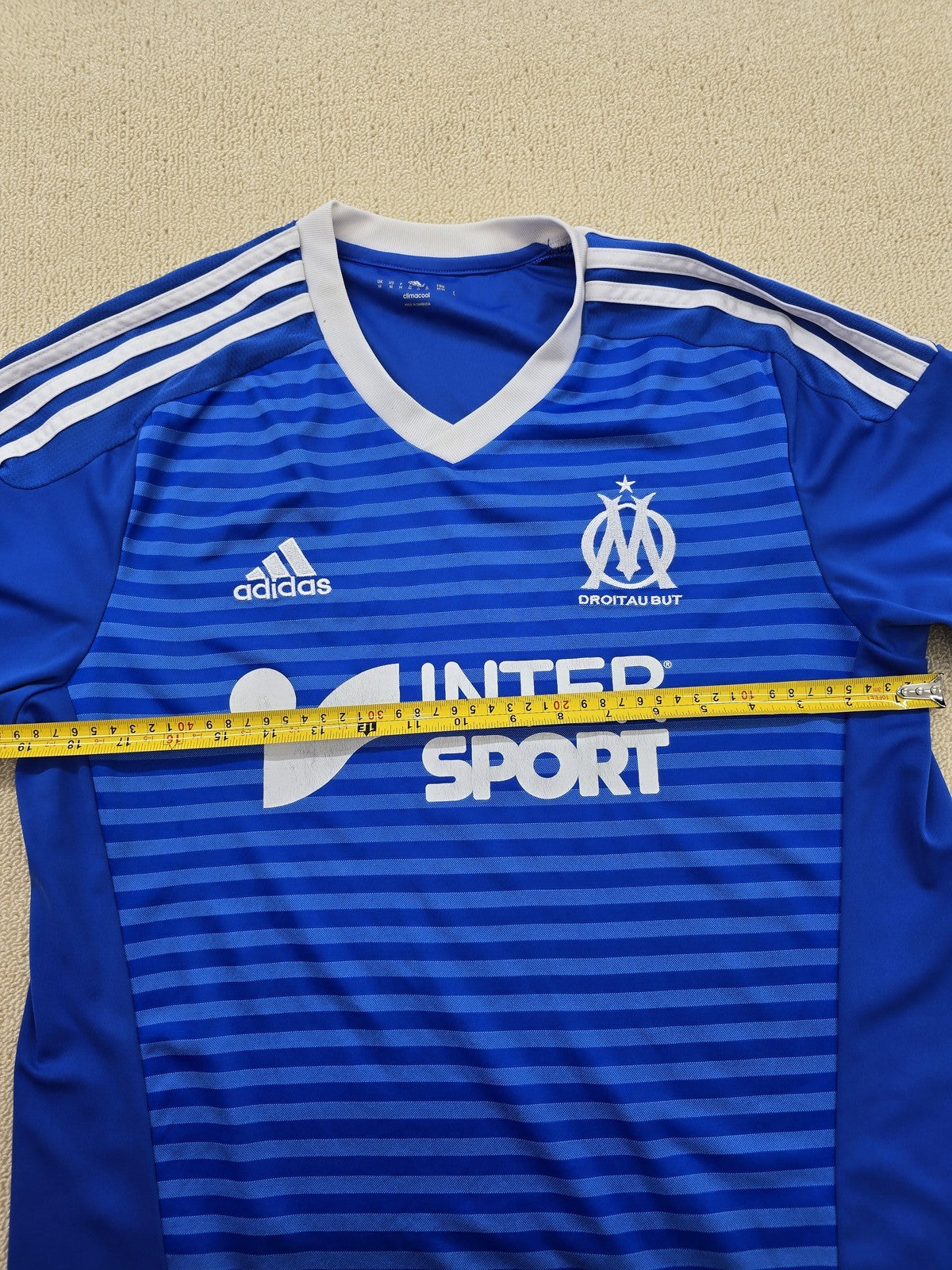 Adidas Olympique Marseille Blue Football Jersey Cambodia