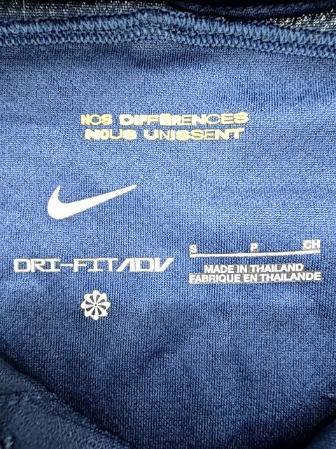 Nike Men's Navy France Soccer Jersey S Dri-FIT Short Sleeve