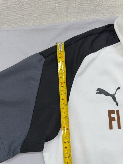 PUMA Men's White/Black dryCELL Polo Shirt Size L Regular