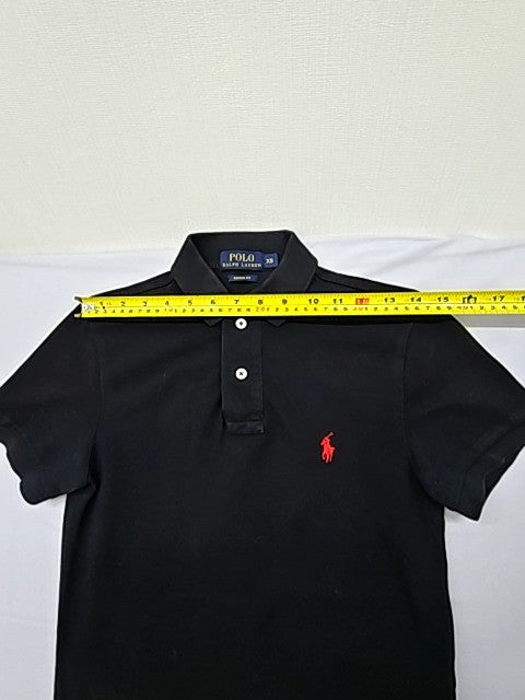 Polo Ralph Lauren Men's Black Polo Shirt XS Slim Fit Pony Logo
