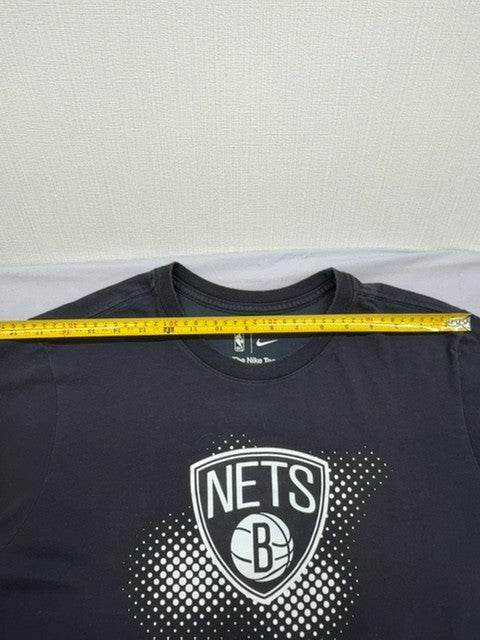 Nike Men's Black Brooklyn Nets Dri-FIT T-Shirt Size L
