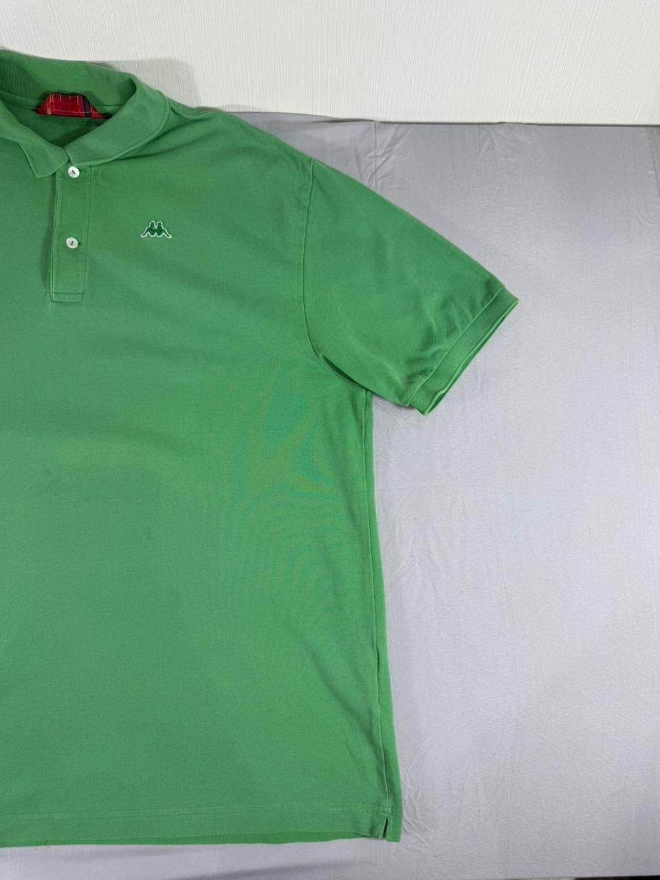 Robe Di Kappa Men's Green Polo Shirt Short Sleeve Cotton Size XXL