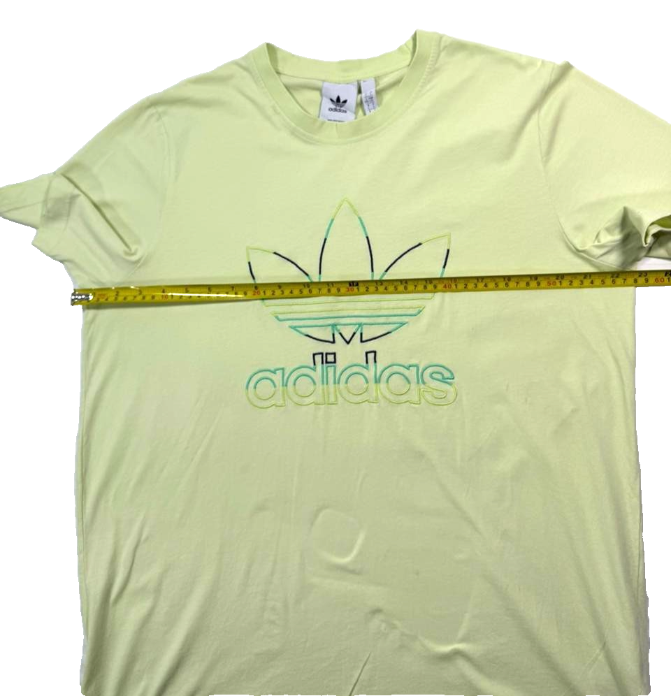 Adidas Originals Trefoil Series T-Shirt In "Almost Lime" - Size L