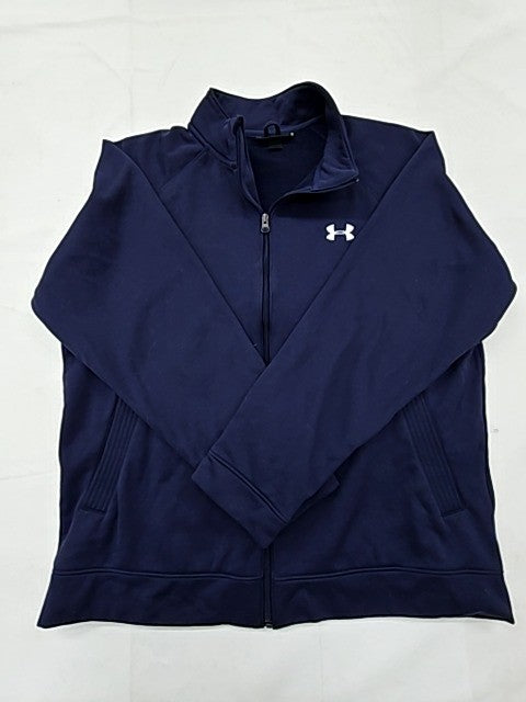 Under Armour Men's Navy Jacket – Size XL, Full Zip