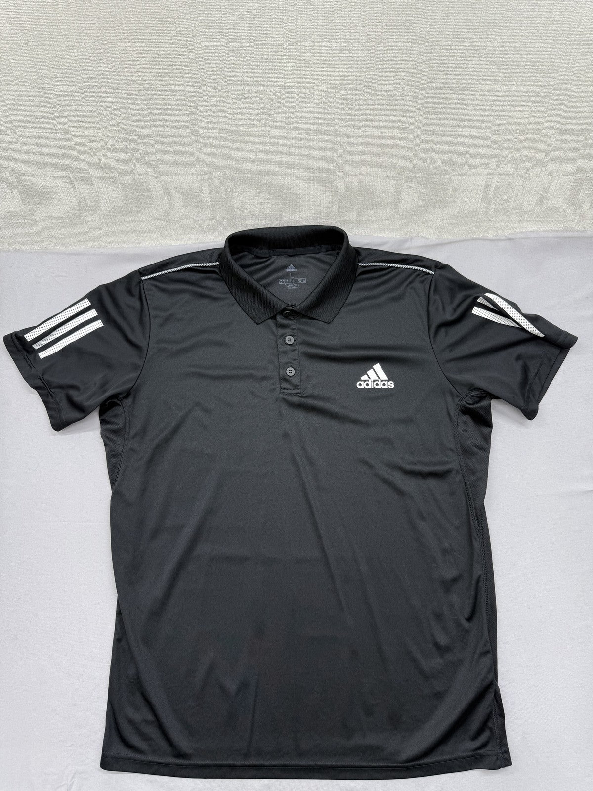 Adidas Climacool Polo Shirt Men's Size L Black JF8506