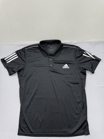 Adidas Climacool Polo Shirt Men's Size L Black JF8506