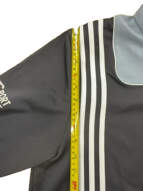 Adidas Men's Navy XXL Track Jacket ClimaLite Stripes Zipper