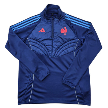 Adidas Men's Navy Blue France Rugby Jacket Size L