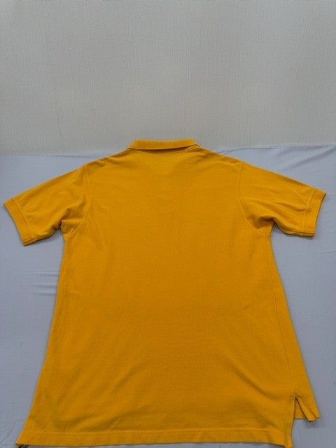 Adidas Men's Yellow Polo Shirt – Size L, Short Sleeve
