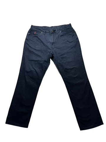 Chino Pants Men's Navy Stretch Blue Twill 5-Pocket | 38
