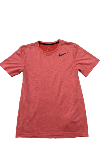 Nike Men's Red Heather Dri-FIT Short Sleeve T-Shirt S