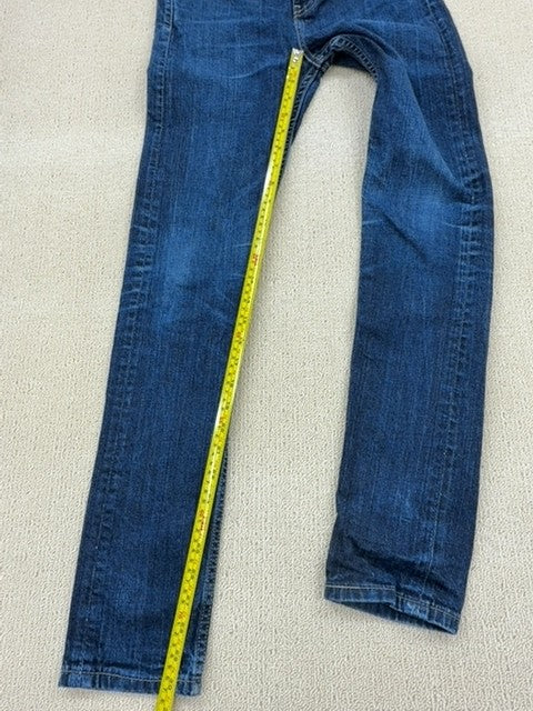 Levi's 513 Slim Straight Men's Jeans 29x34 Zip Fly Denim