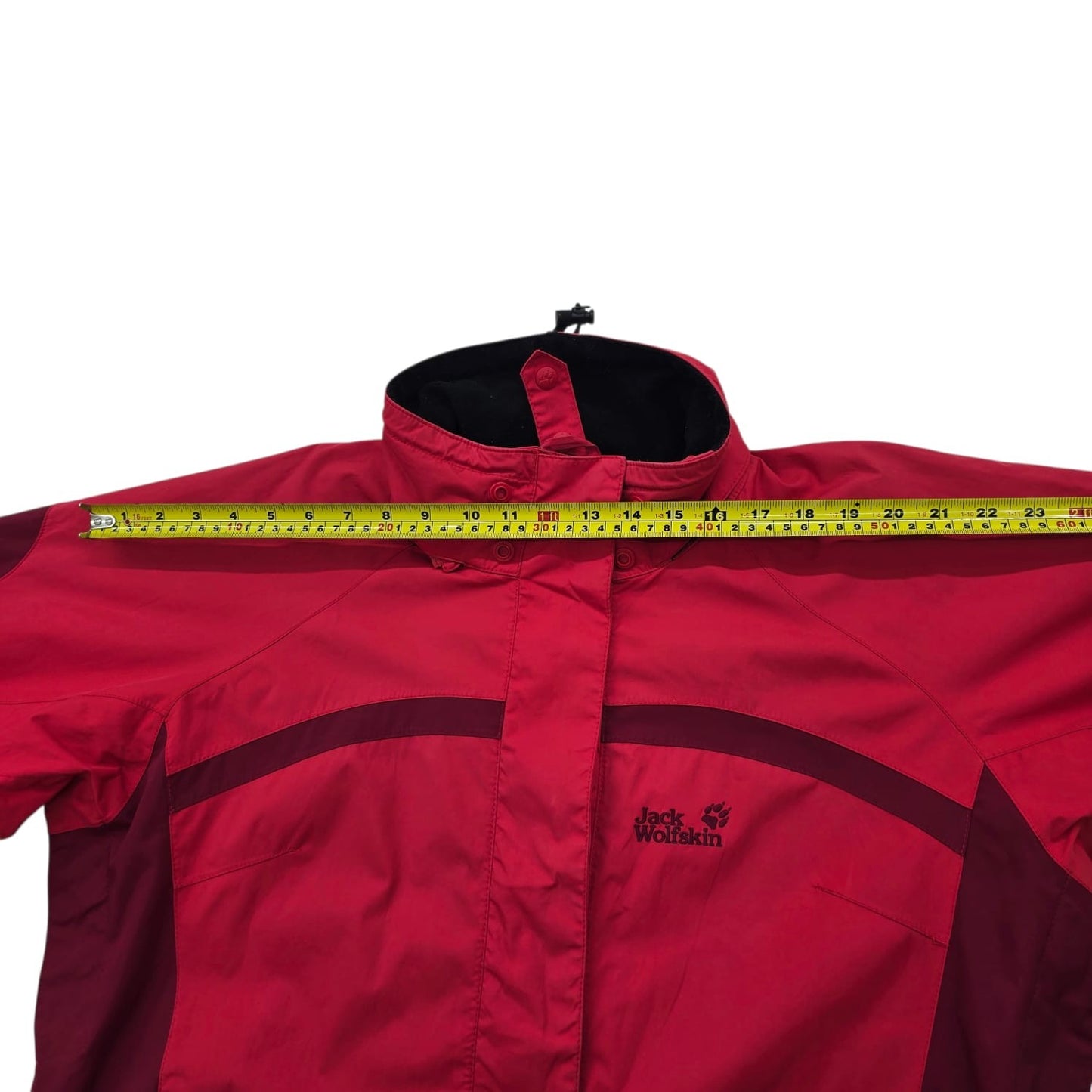 Jack Wolfskin Women's Red Windproof Waterproof Jacket Size L