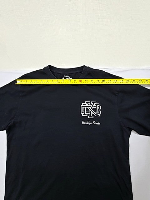 Pull&Bear Men's Black Sports T-Shirt Size M Short Sleeve Crew Neck
