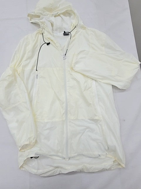 Puma Men's White Hooded Windbreaker Jacket Size M Regular Fit