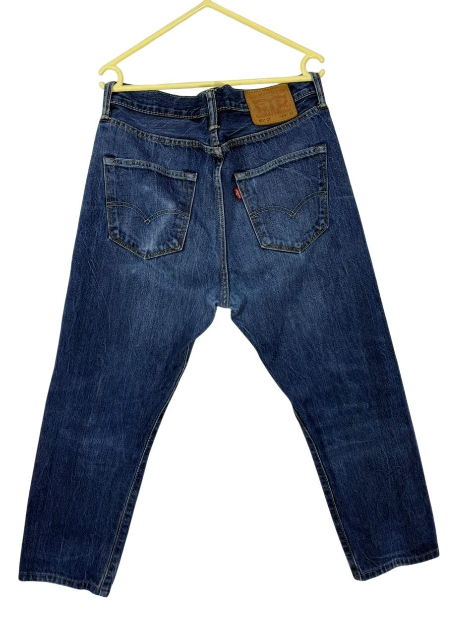 Levi’s 501 CT Men’s Blue Denim Jeans W29 L32 Straight Fit Made in Egypt